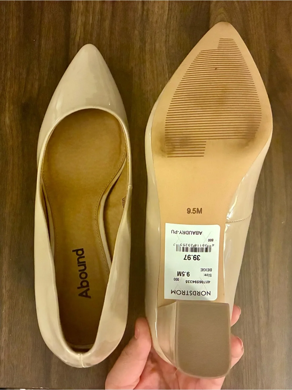 Abound Pointed-Toe heels in Nude